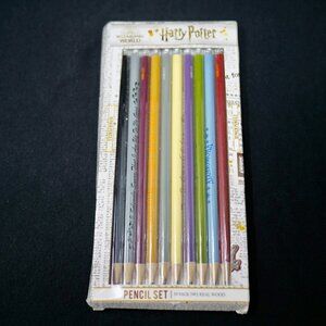 Harry Potter Wizarding World Pencil Set 10 Pack No 2 Real Wood NEW